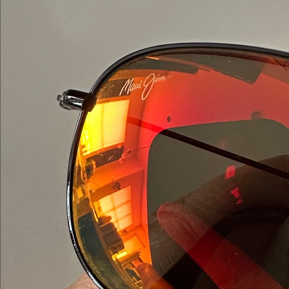 MAUI JIM CLIFF HOUSE MJ-247-02 BLACK HAWAII LAVA POLARIZED 59-15-120 CONTAINS RX